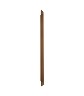 Elviora 134cm Outdoor Flush Wall Lamp Dark Brown LED 3000K IP54-1