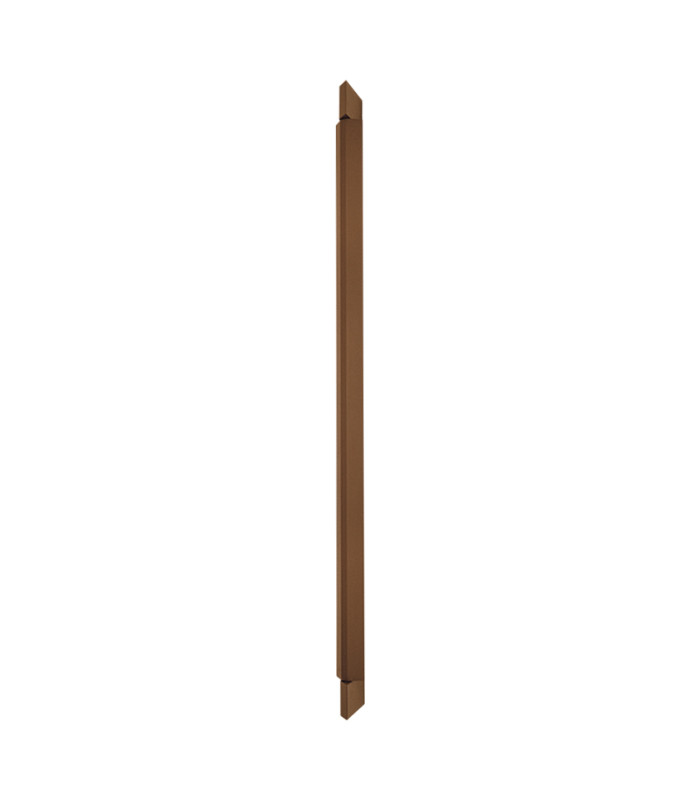 Elviora 134cm Outdoor Flush Wall Lamp Dark Brown LED 3000K IP54-1