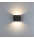 Zambelis Outdoor Up Down Wall Lamp Sandy Black LED 3000-4000K IP65-2
