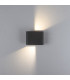Zambelis Outdoor Up Down Wall Lamp Sandy Black LED 3000-4000K IP65-4