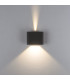 Zambelis Outdoor Up Down Wall Lamp Sandy Black LED 3000-4000K IP65-5