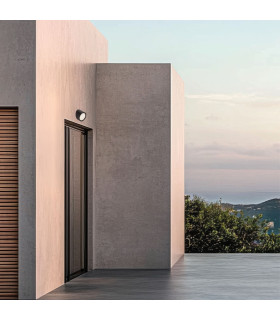 Sylina Outdoor Modern Wall Lamp Sandy Black LED 3000K IP65-2