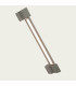 Elviora 55cm Outdoor Flush Wall Lamp Graphite LED 3000K IP54-2