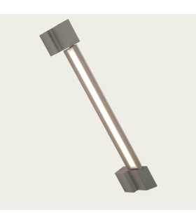Elviora 55cm Outdoor Flush Wall Lamp Graphite LED 3000K IP54-2