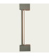 Elviora 55cm Outdoor Flush Wall Lamp Graphite LED 3000K IP54-3