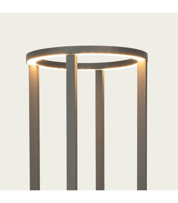 Zambelis Outdoor Bollard Graphite LED 3000K IP65 9.2W-4