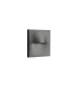 Orvion Square Outdoor Flush Wall Lamp Graphite LED 3000K IP65-1