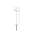 Zambelis Outdoor Spike Graphite LED 3000K IP54-5