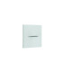 Orvion Square Outdoor Flush Wall Lamp Sandy White LED 3000K IP65-1