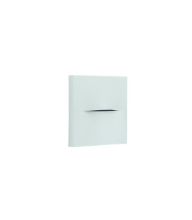 Orvion Square Outdoor Flush Wall Lamp Sandy White LED 3000K IP65-1