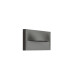 Orvion Rectangle Outdoor Flush Wall Lamp Graphite LED 3000K IP65-1