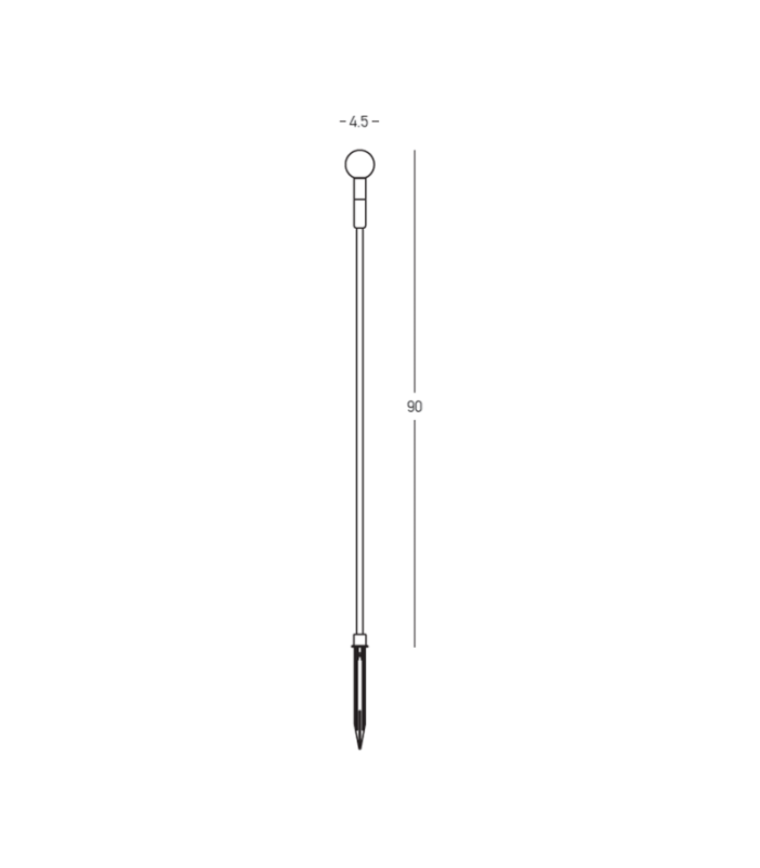 Thalina Outdoor Spike Brown LED 3000K IP65 - Driver Not Included-4