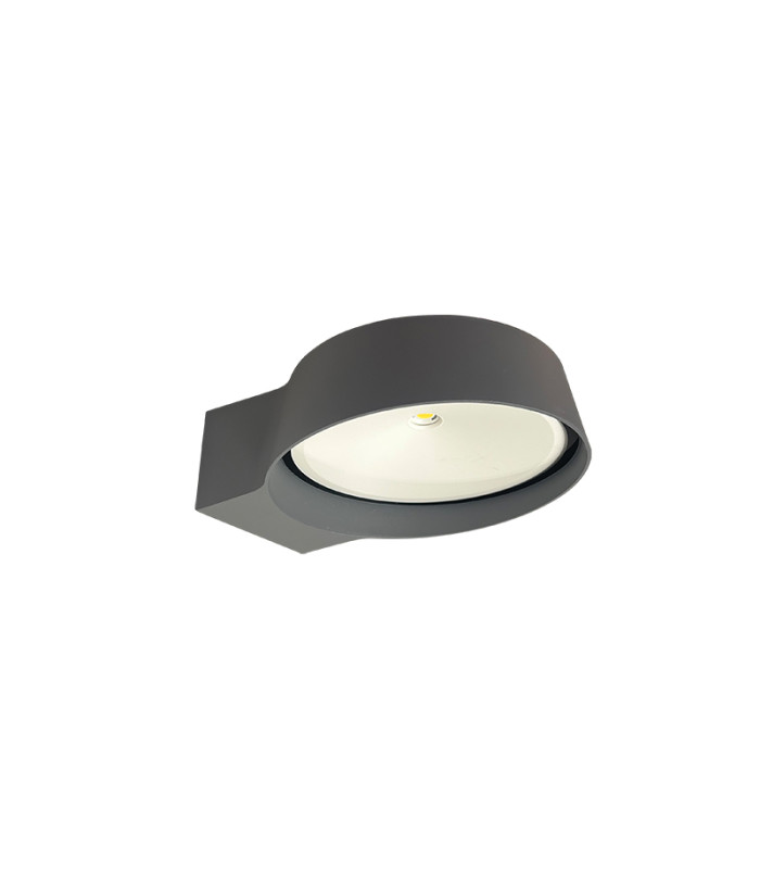Zambelis Outdoor Wall Down Lamp Graphite LED 3000K IP54 12W-1