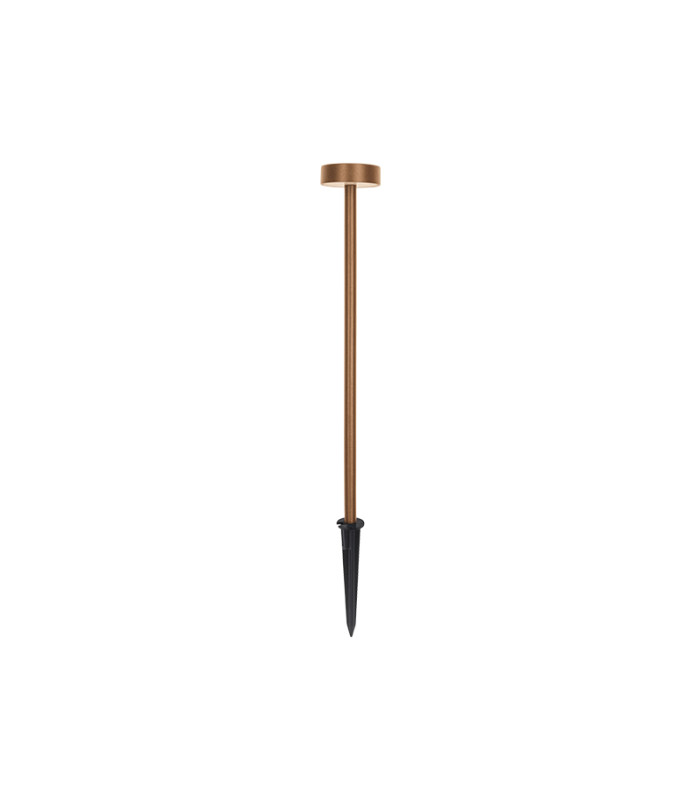 Zambelis 30cm Outdoor Spike Brown LED 3000K IP65-1
