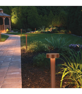 Zambelis Outdoor Bollard Dark Brown LED 2200-2700-3200-4000K IP65-2