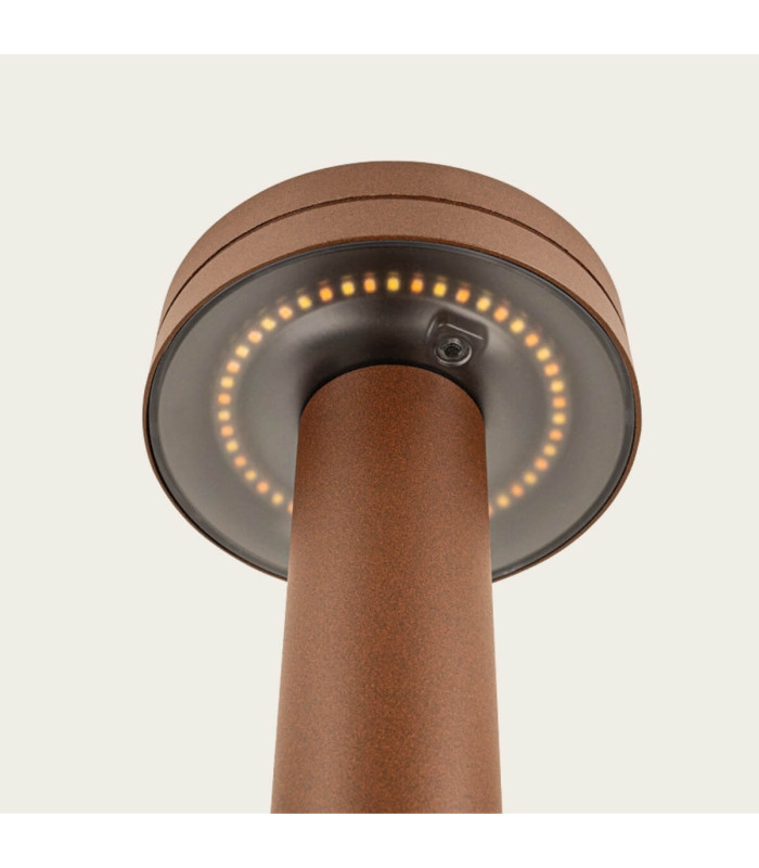 Zambelis Outdoor Bollard Dark Brown LED 2200-2700-3200-4000K IP65-3