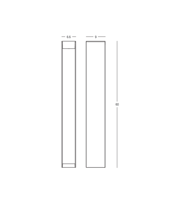 Lioraen Outdoor Bollard Graphite LED 2200-2700-3200-4000K IP65-7