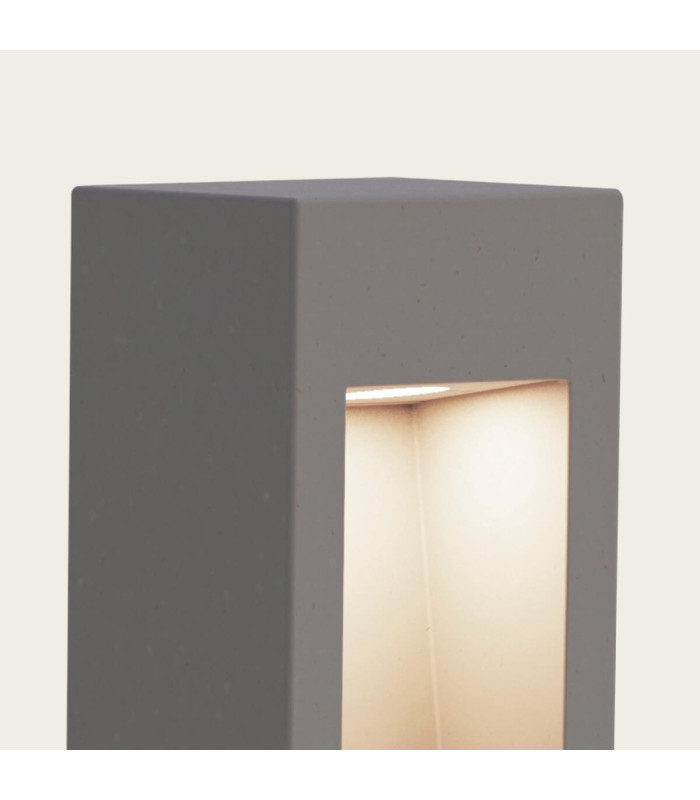 Lioraen Outdoor Bollard Natural Concrete LED 3000K IP65-3