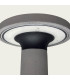 Zambelis Outdoor Bollard Natural Concrete-Sandy Black LED 3000K IP65-3