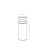 Zephy 52cm Outdoor Bollard Natural Concrete LED 3000K IP65-4