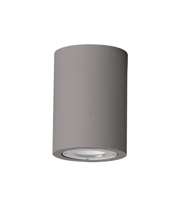 Zambelis Outdoor Surface Mounted Downlight Natural Concrete 1x GU10 LED IP54-1