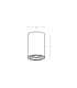 Zambelis Outdoor Surface Mounted Downlight Natural Concrete 1x GU10 LED IP54-3