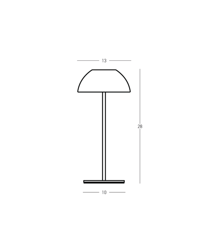 Aurisca Outdoor Portable Lamp Sandy Milk Tea LED 2700K IP44 Dimmable-5