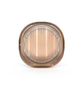 Nyara Outdoor Modern Wall Lamp Champagne-Sandy Black Base LED 3000K IP65 Dimmable-1