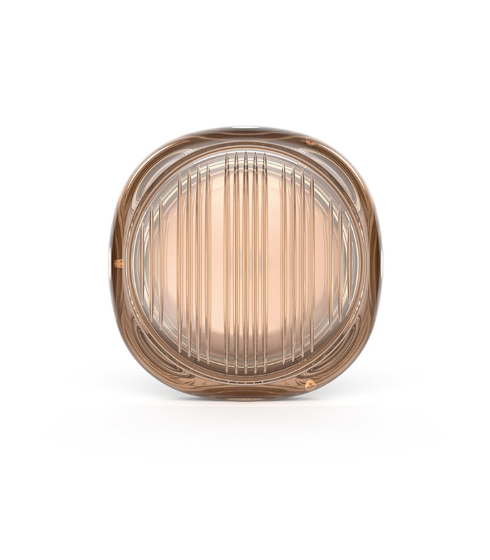 Nyara Outdoor Modern Wall Lamp Champagne-Sandy Black Base LED 3000K IP65 Dimmable-1