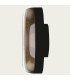 Nyara Outdoor Modern Wall Lamp Champagne-Sandy Black Base LED 3000K IP65 Dimmable-3