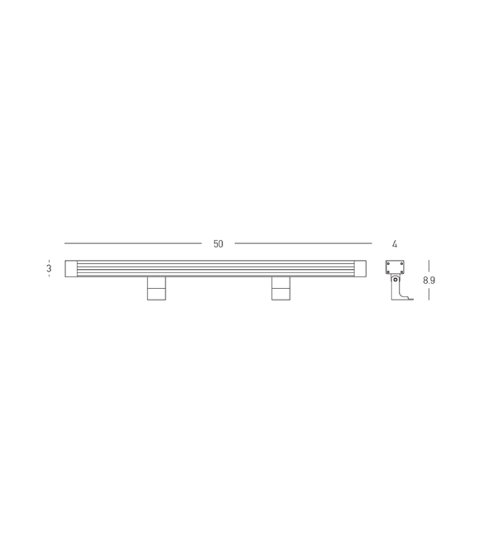Solyne Outdoor Display Light Dark Brown LED 2700K IP65-3