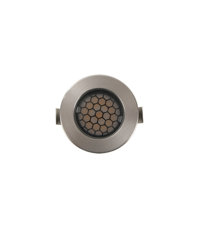 Vorya 3.5cm Outdoor Recessed Ground Light Stainless Steel LED 3000K IP65 1W-1