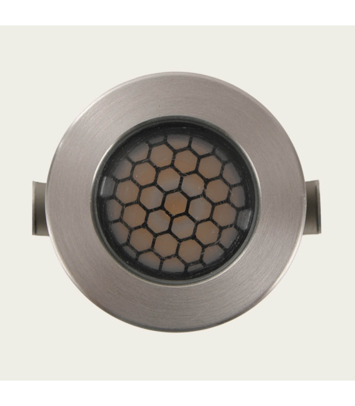 Vorya 3.5cm Outdoor Recessed Ground Light Stainless Steel LED 2700K IP65 1W-3