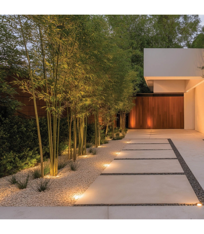 Vorya 4.5cm Outdoor Recessed Ground Light Stainless Steel LED 3000K IP65 3W-2