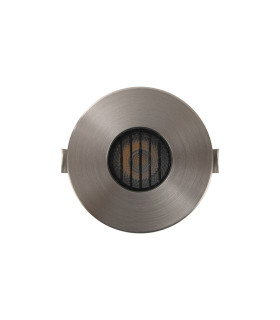 Vorya 6.5cm Outdoor Recessed Ground Light Stainless Steel LED 3000K IP65 3W-1