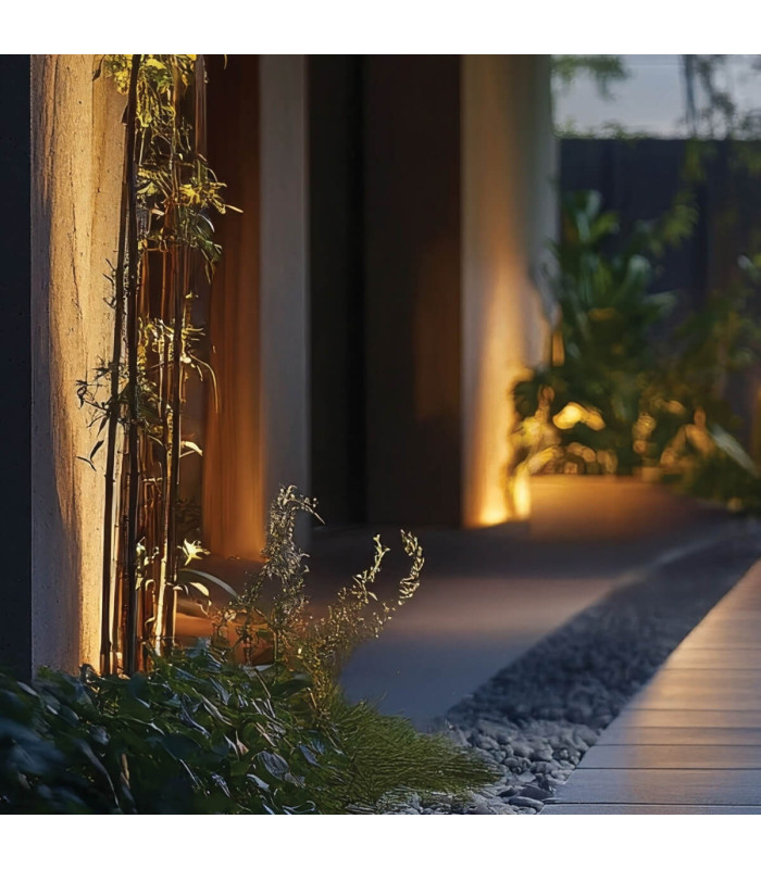 Vorya 6.5cm Outdoor Recessed Ground Light Stainless Steel LED 3000K IP65 3W-2
