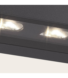 Zambelis Outdoor Wall Down Lamp Graphite LED 3000K IP54-2