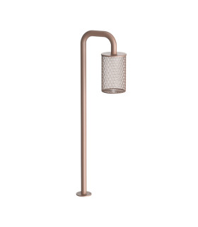 Zambelis Outdoor Bollard Sandy Coffee LED 3000K IP65-1