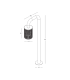 Zambelis Outdoor Bollard Sandy Coffee LED 3000K IP65-3
