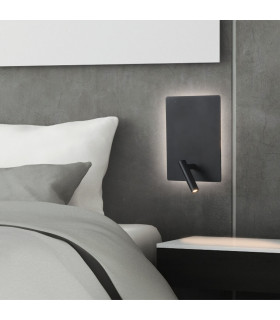 Bregovo Reading Wall Light Black Matt LED 3000K-2