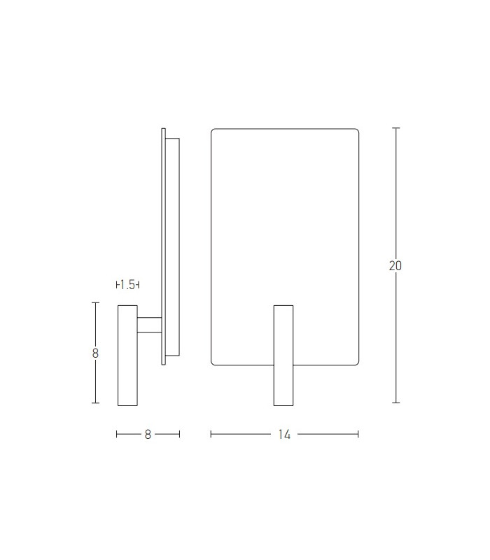 Bregovo Reading Wall Light Black Matt LED 3000K-3