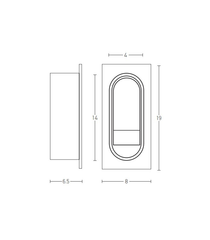 Dospat Reading Wall Light Black Matt LED 3000K-4