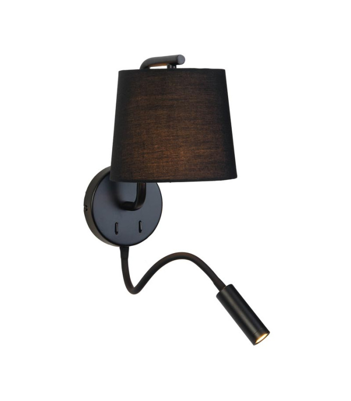 Borovo Reading Wall Light Black Matt LED 3000K-1