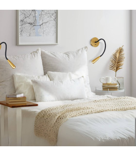Ignara Reading Wall Light Brushed Brass LED 3000K-2