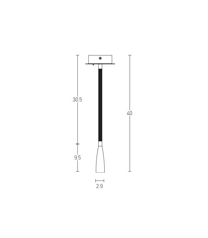 Ignara Reading Wall Light Brushed Brass LED 3000K-3