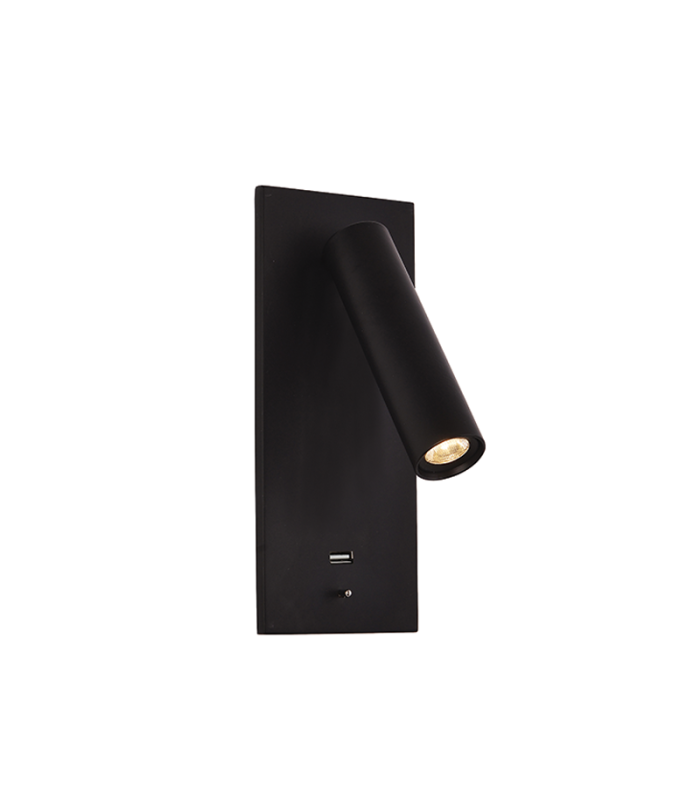 Alfatar Reading Wall Light Black Matt LED 3000K-1