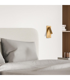 Alfatar Reading Wall Light Brushed Brass LED 3000K USB-2