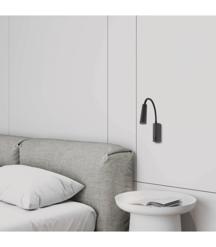Ignara Reading Wall Light Sandy Black LED 3000K-2