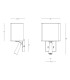 Zambelis Reading Wall Light Brushed Brass - Beige Shade LED 3000K-3