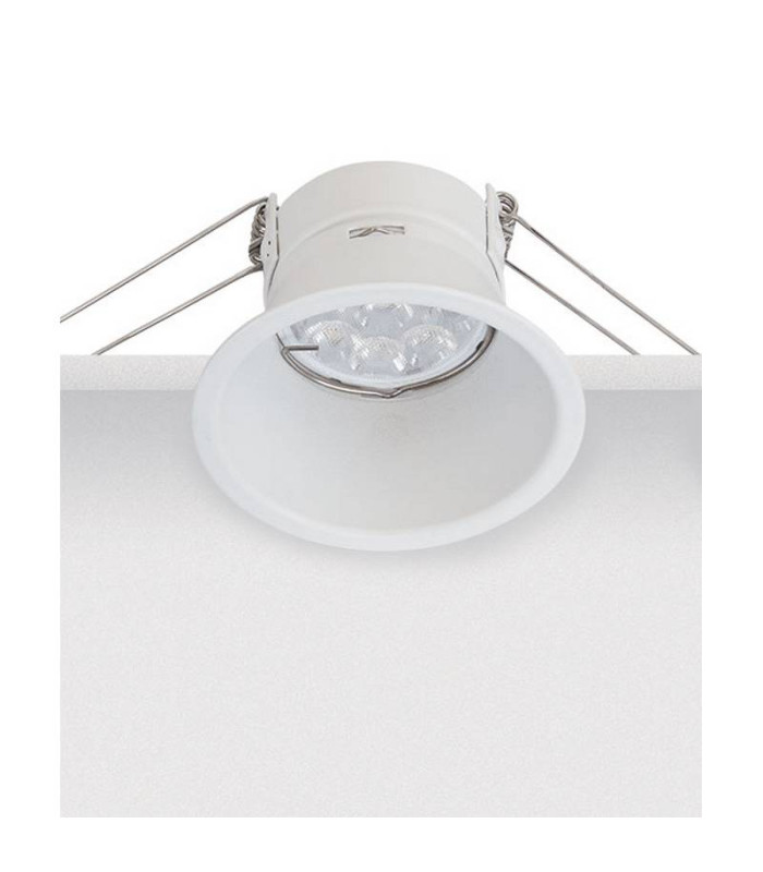 Shipka Round Recessed Downlight White 1xGU10